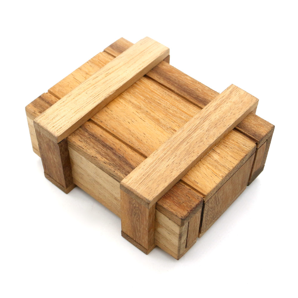 Magic Box Puzzle Wooden Credit Card Size