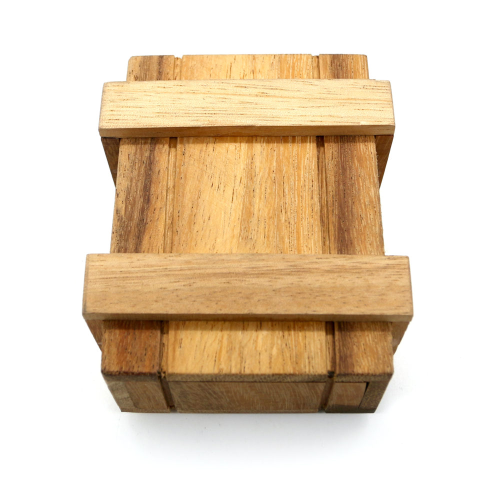 Magic Box Puzzle Wooden Credit Card Size