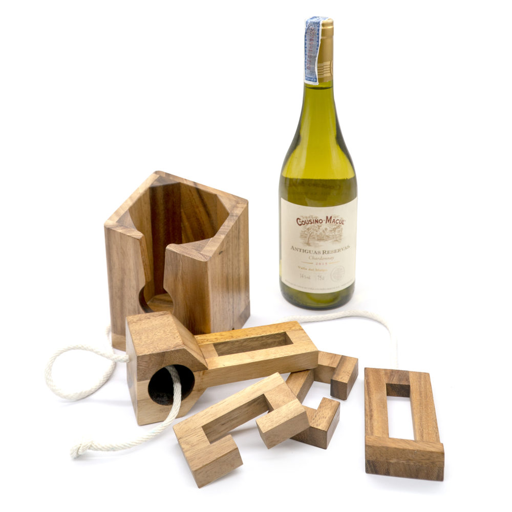 C.C.O Wine Bottle Puzzle for Adult Wine Lovers and Drinkers