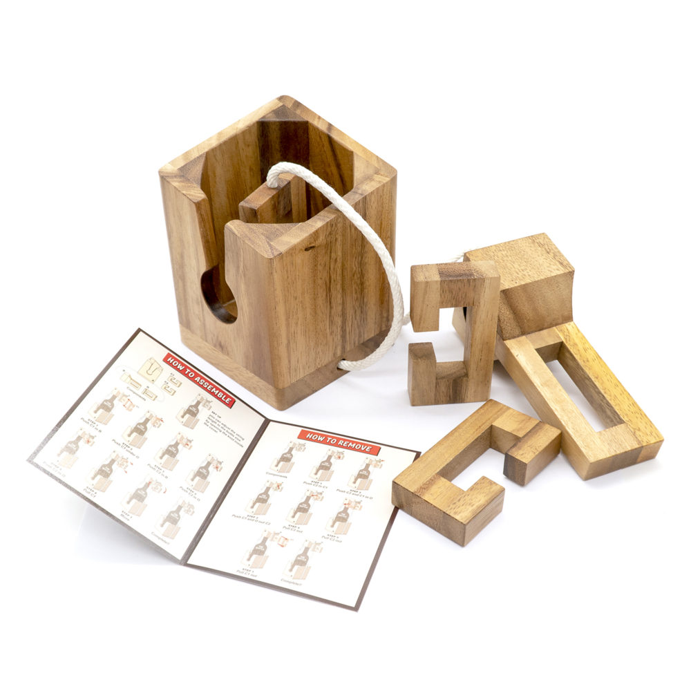 C.C.O Wine Bottle Puzzle for Adult Wine Lovers and Drinkers
