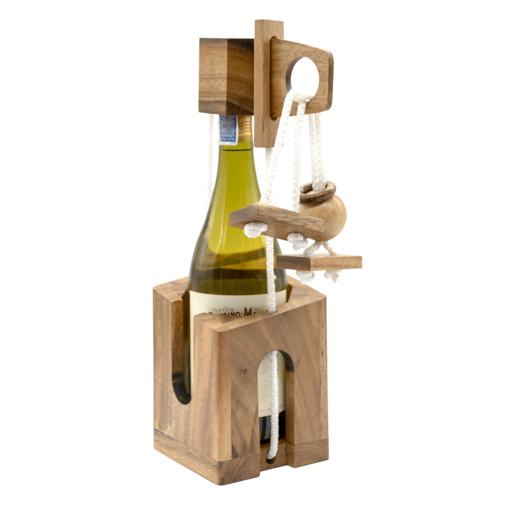 Gift Games Riddle Rope Wine Bottle Puzzle for Adults to Rock Party with Challenges Brain Teaser
