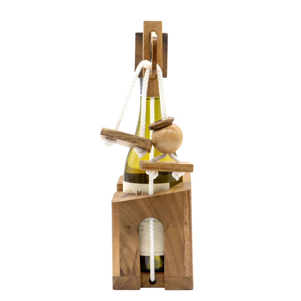 Gift Games Riddle Rope Wine Bottle Puzzle for Adults to Rock Party with Challenges Brain Teaser