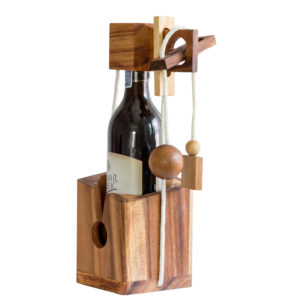 Wine Bottle Puzzle for Wine Gift Adult Challenges Brain Teaser