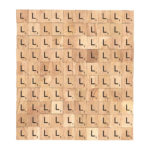 Letter L - Wooden Scrabble Tiles