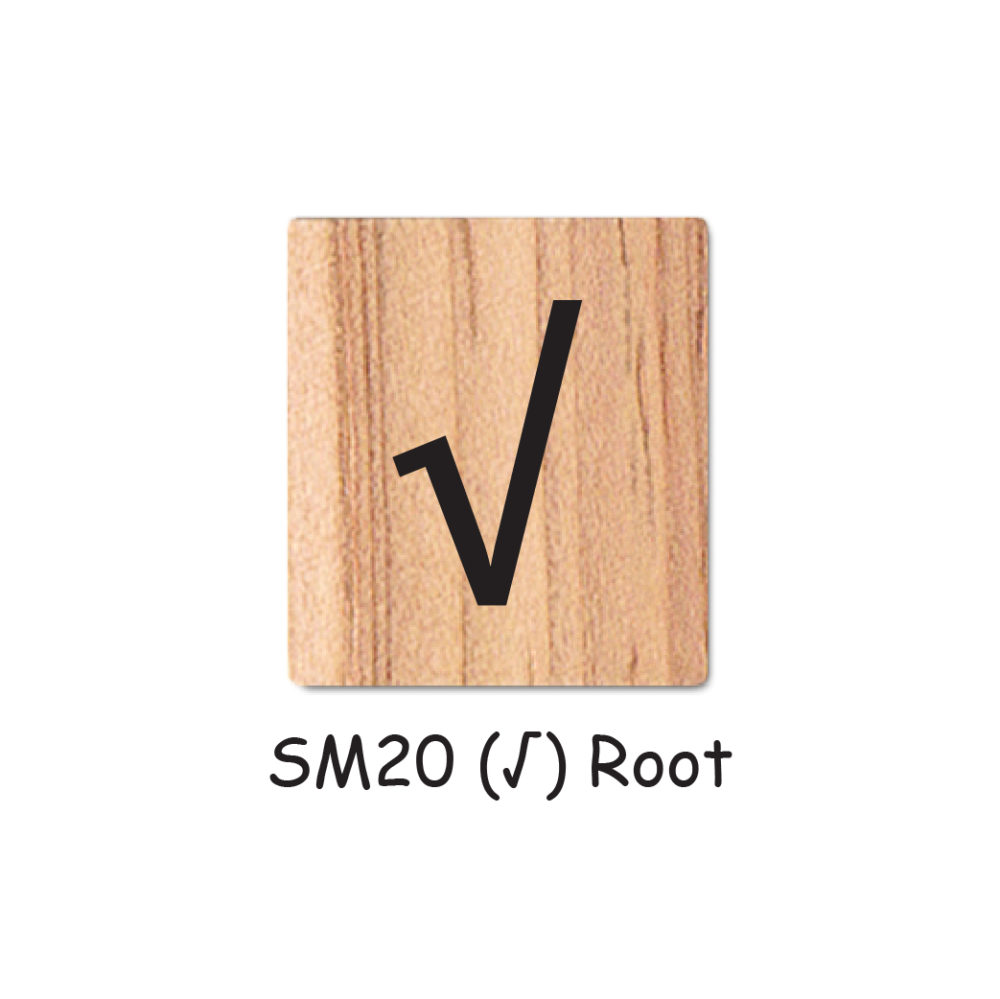 SM20 (√) Root Wooden Scrabble Tiles for DIY Crafts and Handicraft Items