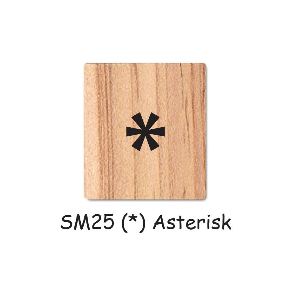SM25 (*) Asterisk Wooden Scrabble Tiles for DIY Crafts and Handicraft Items
