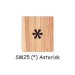 SM25 (*) Asterisk Wooden Scrabble Tiles for DIY Crafts and Handicraft Items