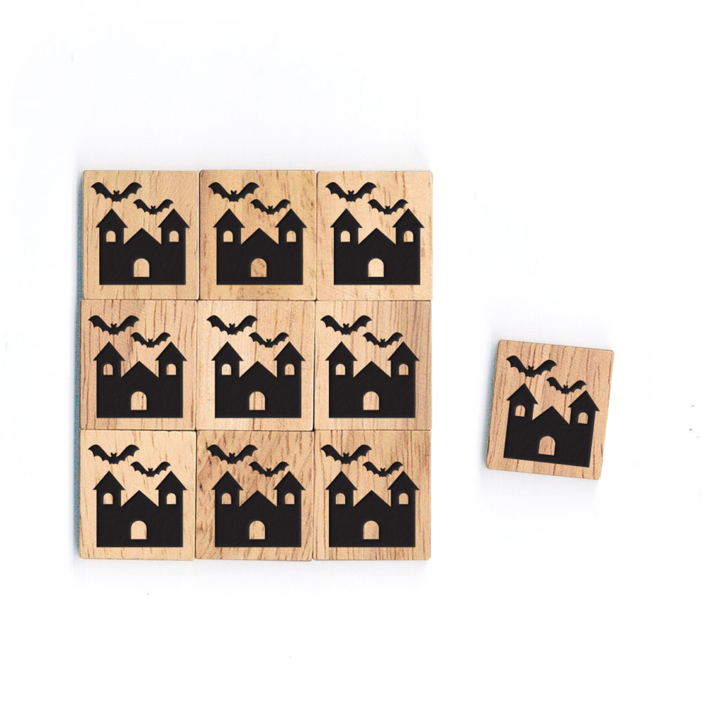SY33 House Wooden Scrabble Tiles for DIY Crafts and Handicraft Items