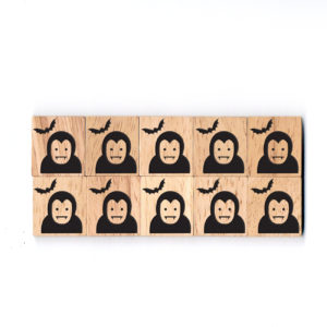SY36 Dracula Wooden Scrabble Tiles for DIY Crafts and Handicraft Items
