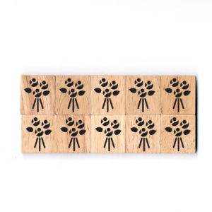 SY47 Bouquet Wooden Scrabble Tiles for DIY Crafts and Handicraft Items