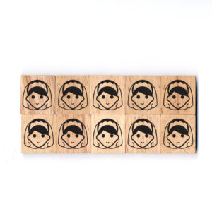 SY49 Bride Wooden Scrabble Tiles for DIY Crafts and Handicraft Items