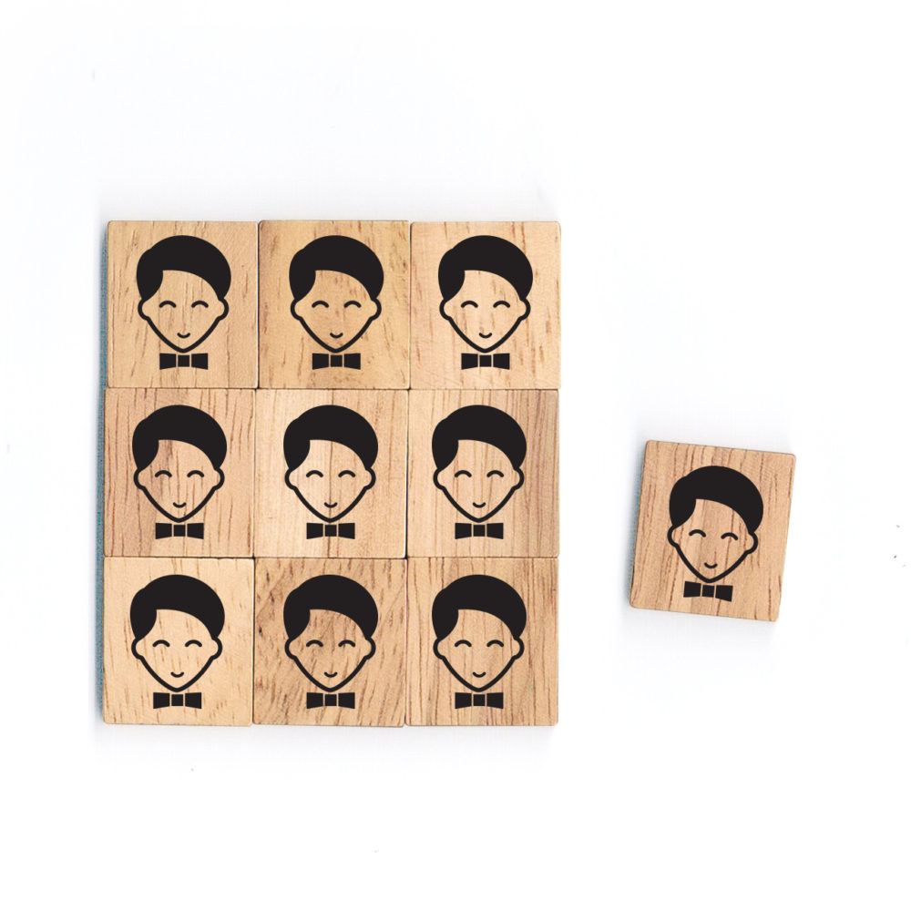 SY50 Groom Wooden Scrabble Tiles for DIY Crafts and Handicraft Items