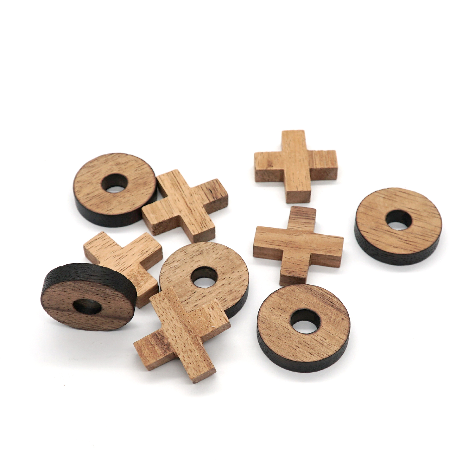 BSIRI Wooden Tic Tac Toe-Coffee Table Decor, Brain Teaser Puzzles for  Adults, Unique Gifts for Kids, Classic Board Games for Adults and Family